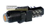 ALARMCONTROLS - Pushbutton D.P.D.T W/Orange Indicator 2A