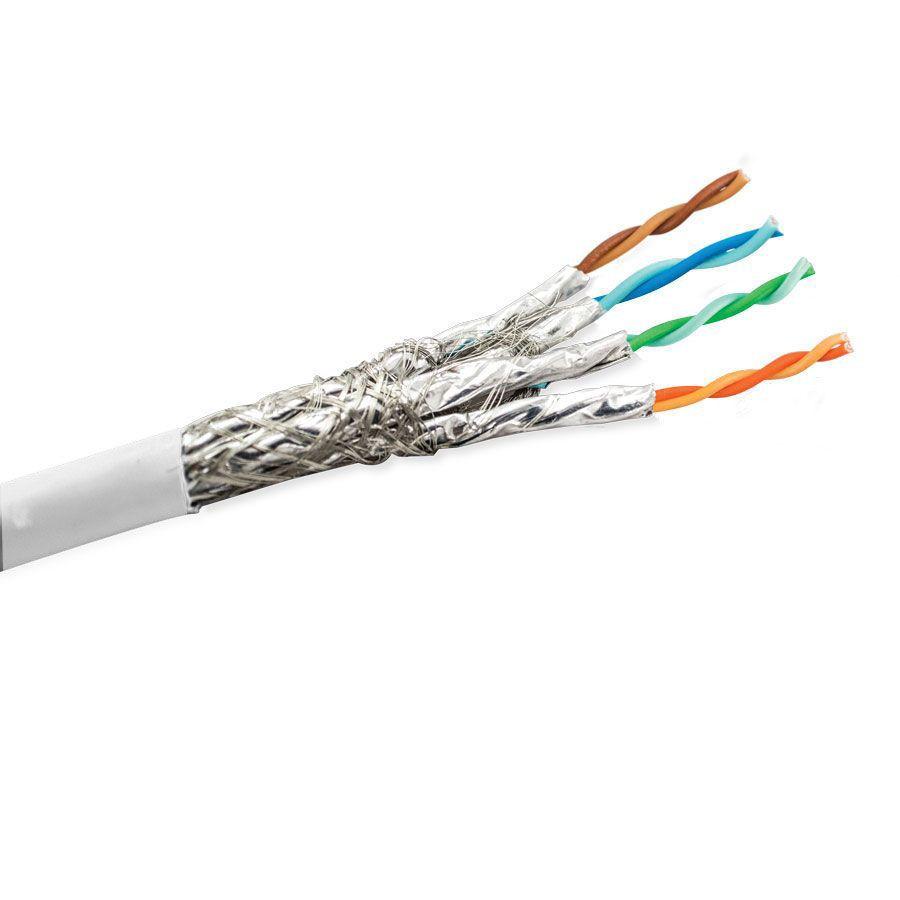 SCP | Cable Cat 7A 1000' PVC WHITE