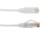 Vertical Cable - Patch Cord CAT 6A Slim Boot 3' White