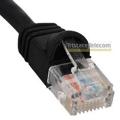 Patch Cord CAT 5e W/Molded Boot 25' BK