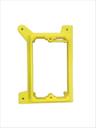 LIONBEAM - Mounting Bracket 1 Gang Yellow For Studs 50 Pack