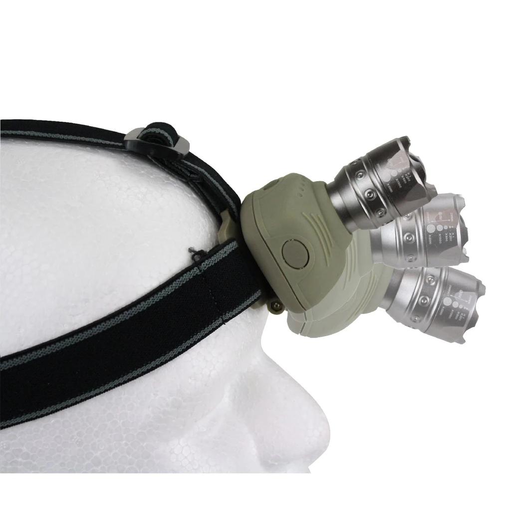 Prime Wire & CAble - LED Head Lamp w/Spot, Flood & Strobe