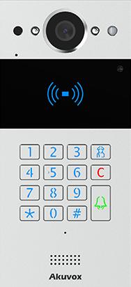 AKUVOX | 2 Wire IP intercom with 1 button & KEYPAD