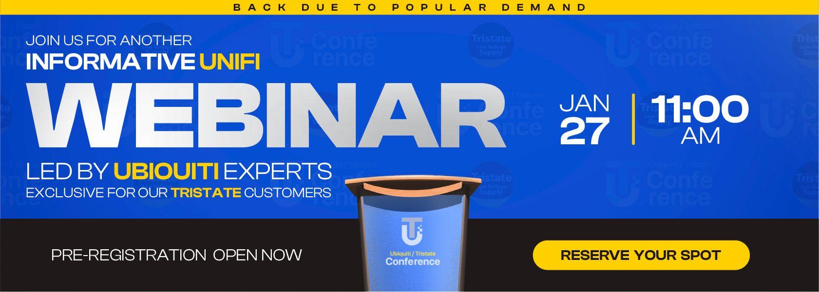 Unifi Webinar 1/27