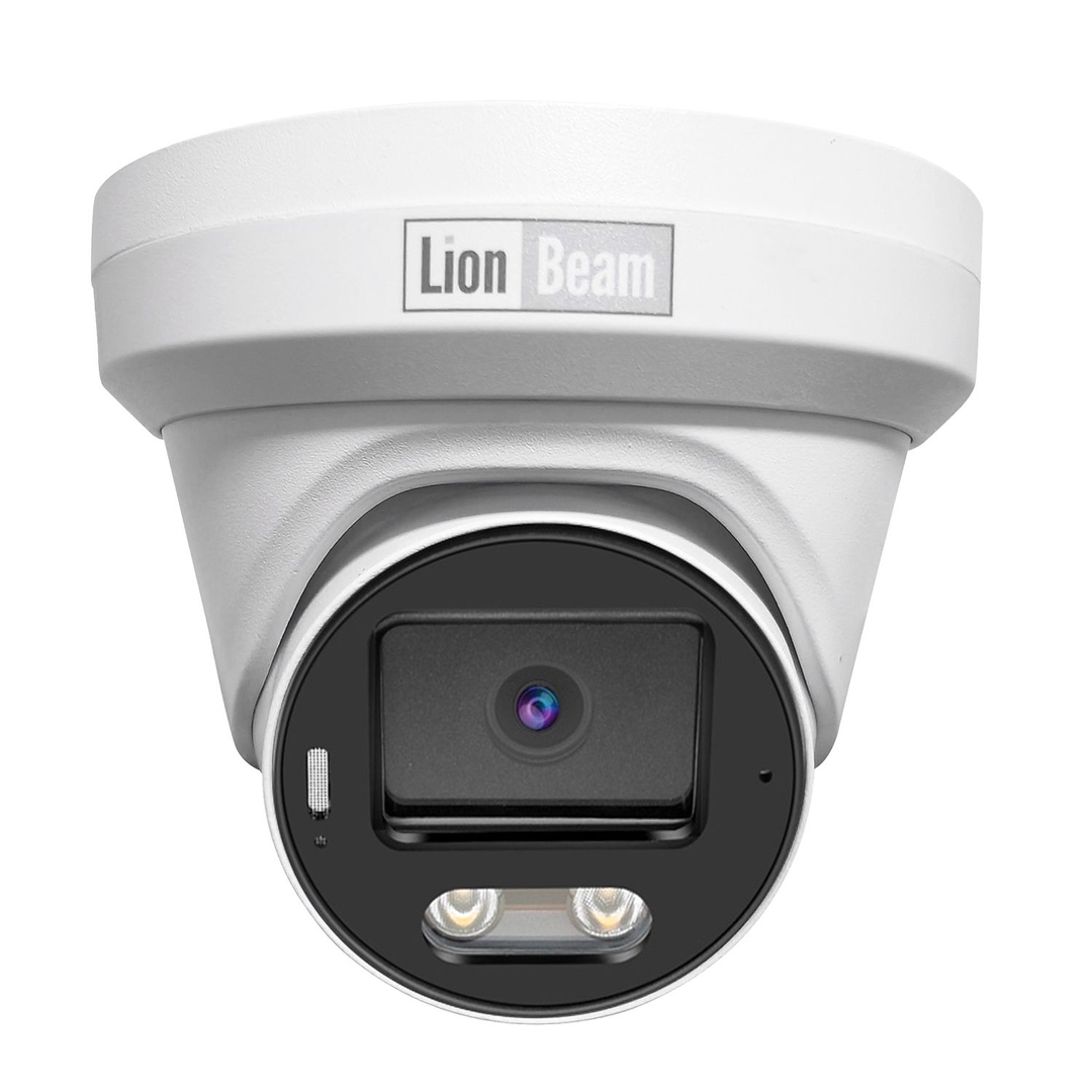 LIONBEAM - Camera Turret IP 8MP ColorVu 2.8MM IR W/audio