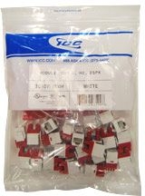 ICC - INSERT CAT 6 WHITE HD 25 PACK