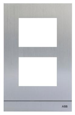 ABB - Cover frame 2 module size 1/2