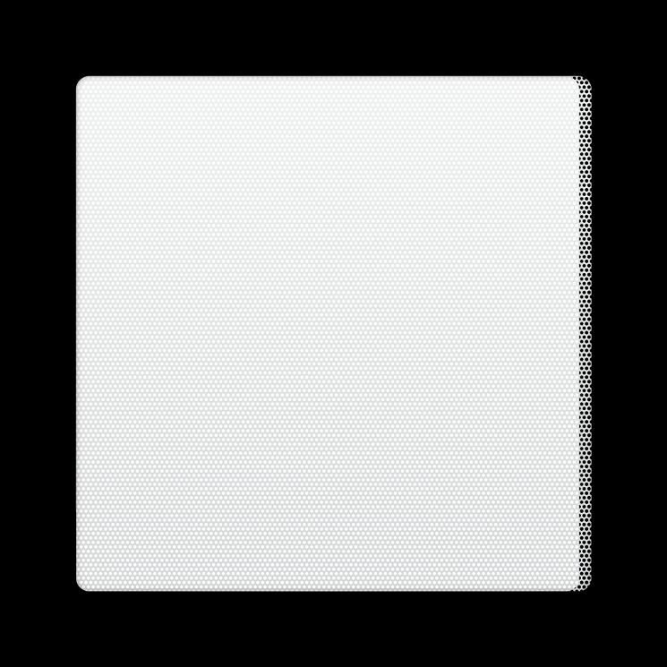 True Audio - Square replacement grill for 6" in-ceiling Ghost or Phantom speaker. Sold each.