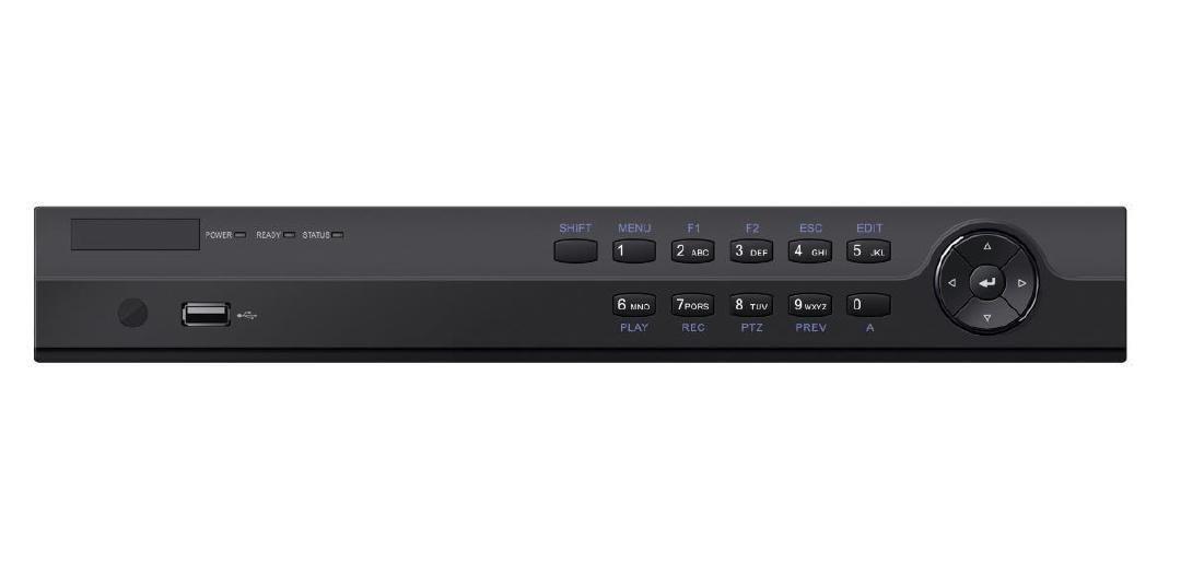 Hunt CCTV - NVR 16 Channel 16 PoE 1U 160Mbps 4K 2SATA