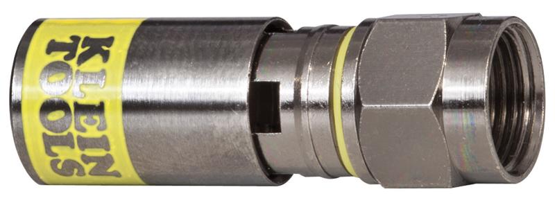 Klein Tools - Connector Compression F RG6/RG6Q 10 Pack