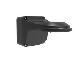 UNV - UNV TR-JB07/WM03-F-IN-BK Wall Mount With Junction Box Black (Extra back outlet for cable)