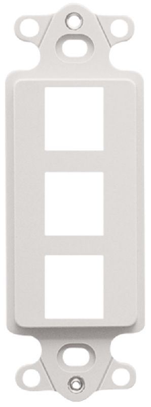 ICC - INSERT, DECOREX, MODULAR 3 PORT, WHITE