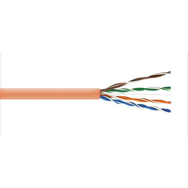 WAVENET - Cable Cat 5e 4 Pair 1000' PVC ORANGE