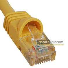 Patch Cord CAT 5e W/Molded Boot 3' Yello