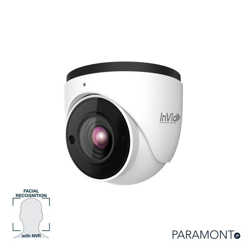 Invid Tech - Camera IP Turret Facial Recog' 2.8-12MM 2MP W/Analog Output