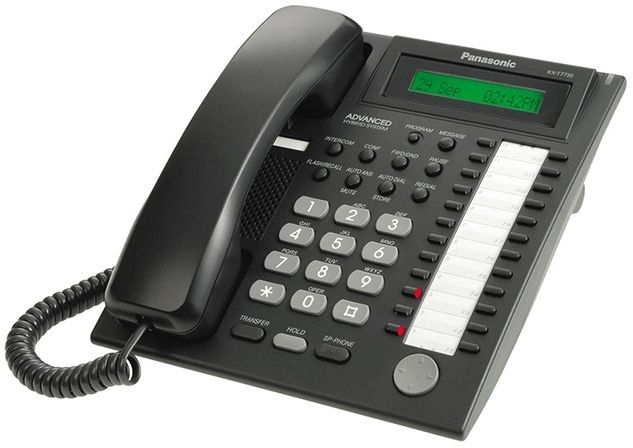 PANATEL - LCD Speaker Phone (Black)