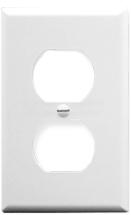 ICC - FACEPLATE, CLASSIC, DUPLEX, 1G WHITE