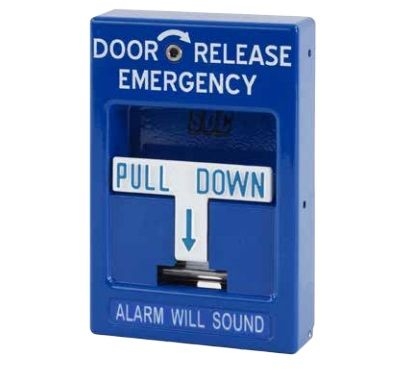 SDC - Blue Pull Station EMERGENCY DOOR RELEASE