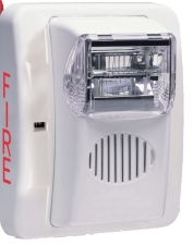 POTTER - Horn/Strobe Wall Mount White Selectable Candela