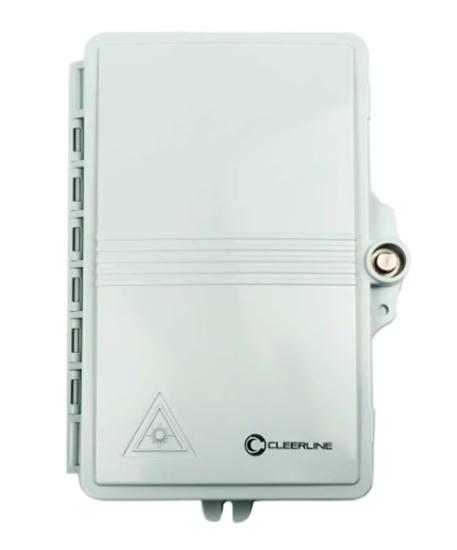 Cleerline Fiber - Fiber Outdoor Terminal box 2 SC or 4 LC
