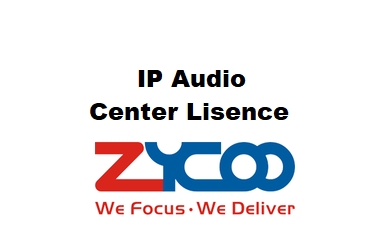 Zycoo - License for IP Audio Center- Includes 10 licenses with 1 year service