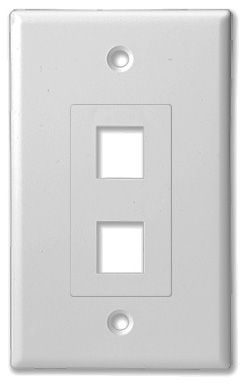 SCP - INSERT DECOREX 2-PORT W/COVER PLATE 10PK